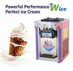 Machine à glace molle commerciale WICE pour comptoir, en acier inoxydable, 25-28L/h, haute performance - Product Image 1