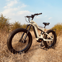Bafang — cadre de vtt fatbike en fibre de carbone m620, vélo à entraînement central dans le pédalier, 1000 w, double suspension