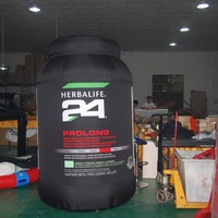 Modèle de produit gonflable géant hermétique personnalisé, grande bouteille gonflable pour la promotion de marque en extérieur et l'affichage publicitaire