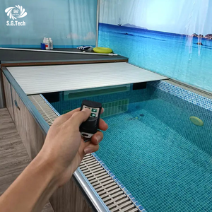 Système de sécurité pour couverture de <span class=keywords><strong>piscine</strong></span> motorisée en aluminium pour villas, hôtels, complexes hôteliers et piscines commerciales - Product Image 3