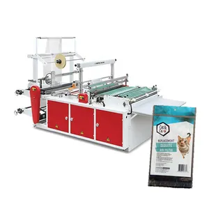 chovyting plastic pvc opp pe pouch making machine simple clothing packaging punch bag making machine