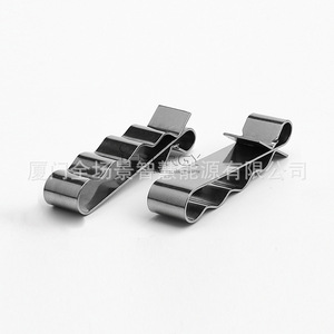 Clip de acero inoxidable para fijación de cables, 6 cuadrados, 4 abrazaderas para cables - Product Image 5