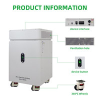 Système solaire hybride tout-en-un 51,2 V 10 kW 20 kW avec batterie au lithium pour la sauvegarde à domicile, utilisation hors réseau