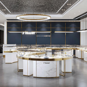 Soluciones Completas de Estanterías para Joyerías, Exhibidores de Joyería de Madera Personalizados con Iluminación LED para Muebles de Exhibición en Centros Comerciales - Product Image 6