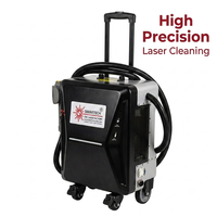 Machine de nettoyage laser portative 300W pour l'élimination de la rouille sur l'acier inoxydable, l'aluminium et la pierre