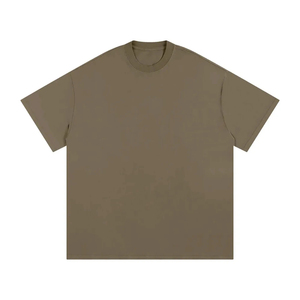 Camiseta Negra de Manga Corta para Hombre, Cuello Redondo, 100% Algodón Jersey, 220 Gramos, Transpirable, con Logotipo Personalizado, Estilo Urbano Informal - Product Image 4