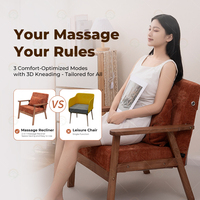 Usine directe chauffage électrique dos complet pétrissage taraudage siège de Massage Vibration salon chambre Massage canapé