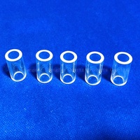 Le tube en verre de diode électroluminescente de Borosilicate de tube de quartz circulaire transparent est utilisé pour les tubes à essai de laboratoire ultraviolet
