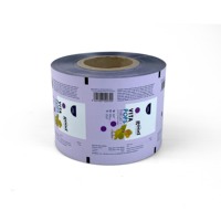 Rouleau de film de papier d'aluminium souple imprimé sur mesure, étanche à l'humidité, pour snacks, bonbons, biscuits, chips de pomme de terre, sachet pour emballage alimentaire