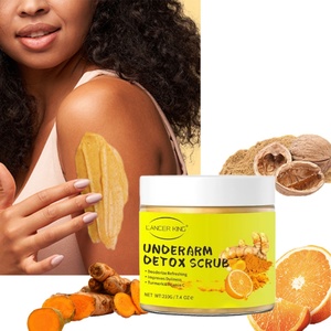 Exfoliante Corporal de Cúrcuma Personalizado, Exfoliación Suave, Desodorante, Refrescante, Mejora la Opacidad, Exfoliante Desintoxicante para Axilas y Piel Oscura - Product Image 1