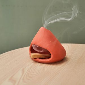 Quemador de Incienso de Cerámica Hecho a Mano, Bandeja para Palo Santo, Plato para Quemar Madera Sagrada <span class=keywords><strong>Peruana</strong></span>, Soporte para Palo Santo - Product Image 3