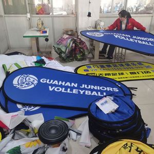 Venta Directa de Fábrica: Banner Publicitario Pop-Up Personalizado, Ovalado, Horizontal, en Forma de Frijol, con Marco en A - Product Image 6