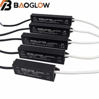 Fuente de Alimentación Impermeable para Exteriores IP67 de Tamaño Mini, Entrada de CA Universal de Baja Potencia 15-60w, Adaptador de Interruptor Delgado para Iluminación LED Pequeña