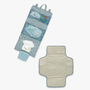 Boîte à couches personnalisée portable et suspendue, organisateur de tapis de couches pour bébé Oxford, <span class=keywords><strong>table</strong></span> à <span class=keywords><strong>langer</strong></span> pour nouveau-nés - Product Image 4