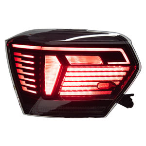 Montaje de luces traseras de coche para Volkswagen <span class=keywords><strong>Polo</strong></span> 2019-<span class=keywords><strong>2021</strong></span> LED Auto luces traseras Actualización de luces traseras de alta configuración accesorios de coche - Product Image 1