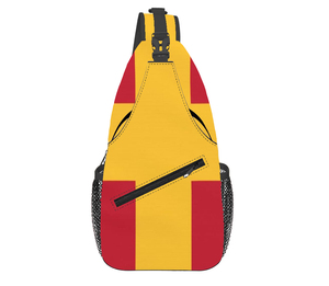 Bolsa de Pecho con Bandera del Danubio Swabiana Personalizada al por Mayor, Bolsa de Bandolera Informal de Moda con Bandera Nacional, Mochila Deportiva de Viaje para Mujeres y Hombres - Product Image 3