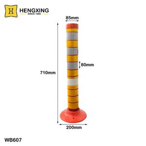 屋外ボルト71cmフレキシブル道路交通警告ガイドボラード<span class=keywords><strong>EVA</strong></span>安全反射交通マーカーポスト - Product Image 2