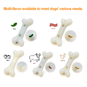 Almost Indestructible Eco-Friendly <strong>Dog</strong> Chew Toy Nylon <strong>Bone</strong> with Beef Smell for Aggressive Chewer - Product Image 4
