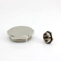 Bouchon aveugle industriel antidéflagrant en acier inoxydable SS304, nylon, étanche IP68, filetage M20, modèle PG pour boîte de jonction -40°C
