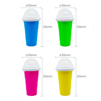 Tasse de congélation personnalisée Milkshake Home Kitchen Smoothie Mug Frozen Magic Squeeze Cup Cooling Slushy Maker Cup Slushy Cup