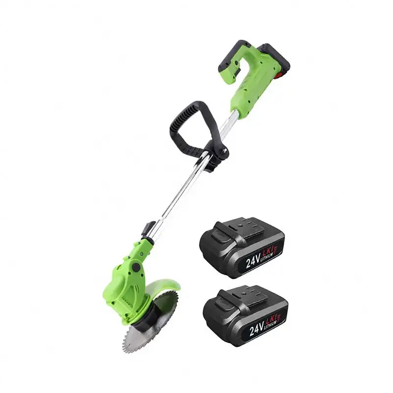 Sıcak satış taşınabilir çim biçme makinesi 24V 850W Weeder mısır ot ayıklama makinesi/çim Spader