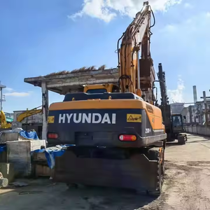 Equipo en Buen Estado, Excavadora de Ruedas HYUNDAI 210W-7 210W-9, 21 Toneladas, Segunda Mano, Motor Original Coreano - Product Image 5