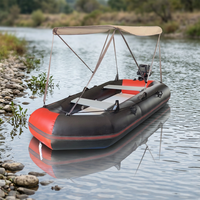 Bateau gonflable en PVC, kayak de pêche en rivière, bateau à rames, bateau de pêche