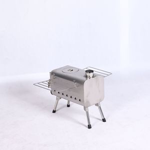 Stainless Steel Wood <b>Stove</b> Portable Folding Tent <b>Stove</b> For Outdoor Camping Cooking Firewood Heating - Product Image 3