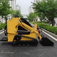 SMT-480 23PS Benzin-Mini-Kompaktlader mit 4-in-1 Schaufel für Landwirtschaft, Garten, Landschaftsbau und Kleinere Hofprojekte