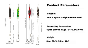 4 pièces <span class=keywords><strong>de</strong></span> montages <span class=keywords><strong>de</strong></span> pêche au poisson-chat avec flotteurs à sonnette et flotteurs à bouchon, accessoires <span class=keywords><strong>de</strong></span> pêche terminal - Product Image 6