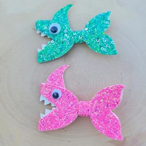 Nouveauté 2024, barrettes pour cheveux pour bébés filles coréennes, tissu coloré, fête, mignon, poisson, étoile, cœur, bec de canard - Product Image 2