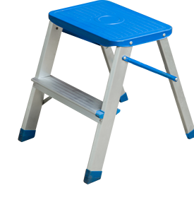 Tây Ban Nha Hot Bán Nhôm 2/3 Rộng Bước Gấp Thang Thấp Nhôm Phân Gấp Nhôm Ghế Rộng Bàn Đạp Thang Có Thể Gập Lại Thang Nền Tảng - Product Image 1