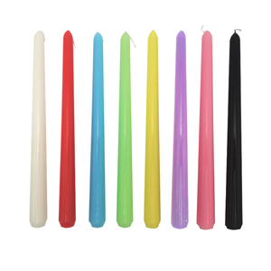 Vela cónica hecha a mano con cera de soja, vela larga para decoración del hogar, bodas, Navidad, actividades religiosas, decoración del hogar, regalos. - Product Image 1