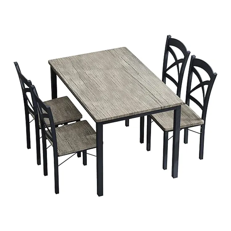 Mesa de comedor de roble personalizable, juego de mesa de comedor de mármol, mesa de comedor epoxi práctica de 8 plazas