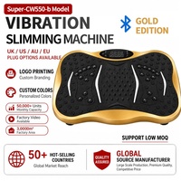 Fat Slinger avec cordon de serrage, machine de fitness vibrante Bluetooth, planche vibrante à succès pour la maison