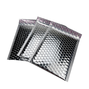 Modern Silver Shield Foil Bubble Mailer Food Safety Waterproof Shakeproof Cooler Bag for Meal <strong>Kits</strong> Chocolate Candies <strong>Mail</strong> - Product Image 4