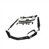 Kit carrosserie complet en fibre de carbone ventilée pour Mercedes AMG GT S Coupé 2 portes 2015-2017 – Lame avant, jupes latérales, diffuseur, aileron – Pièces de mise à niveau