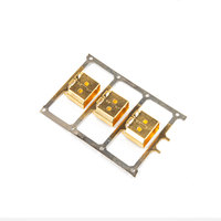Pièce métallique d'estampage de précision sur mesure laiton béryllium cuivre argent ressort en acier batterie ressort plat électrique Contact ressort à lames