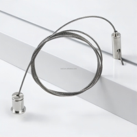 Accessoires de lampe LED personnalisés, fils de suspension pour éclairage de plafond avec petit serre-câble pour panneaux lumineux