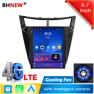 Reproductor de vídeo para coche estilo Tesla de 9,7 pulgadas para Chevrolet Sail 2015 - 2018 navegación GPS Dsp Carplay coche <span class=keywords><strong>Android</strong></span> Radio Unidad Principal - Product Image 2