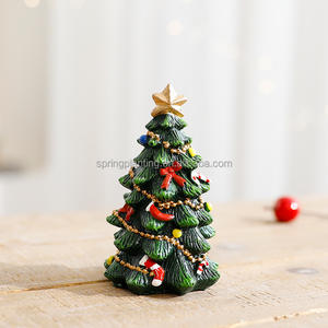 Primavera plantación resina árbol de Navidad-Navidad Mesa fiesta Ins estilo europeo Mini adornos decorativos al por mayor - Product Image 3