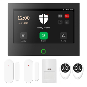 Alarma de Seguridad Inteligente con Alerta de Apertura de Puerta, Sistema de Alarma Antirrobo WIFI GSM para el Hogar - Product Image 1