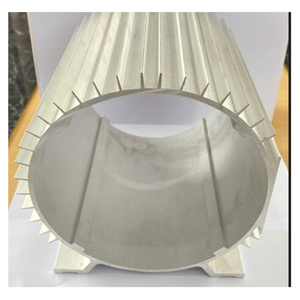 Accesorios de puerta Ánodo blanco esmerilado Material DE LA A6063-T5 OEM/ODM Carcasa del motor de Vietnam - Product Image 1