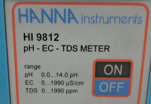 HANNA HI 9812 PH-EC-TDS METER Utilisé - Product Image 5