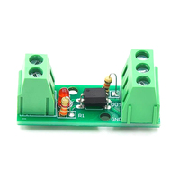 Módulo de aislamiento de optoacoplador de 1 canal PC817 EL817 3V-5V 12V 24V Aislador fotoeléctrico Soporte de riel Placa de motor de accionamiento PLC