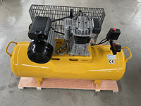 Compresseur d'air portable mini à piston lubrifié alimenté en courant alternatif SAYI SY-AL2065 1,5 kW, réservoir de 50 L, pompe refroidie par air