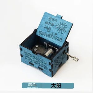 Boîte à <span class=keywords><strong>musique</strong></span> à manivelle personnalisée avec <span class=keywords><strong>musique</strong></span> et design sur mesure, cadeau populaire, boîte à <span class=keywords><strong>musique</strong></span> en bois gravée au laser - Product Image 5