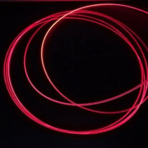 สายหูฟังไฟเบอร์ออปติก LED รุ่น Elanby 2.0 มม. แบบมินิ ไซด์โกลว์ ใส ทำจากพลาสติก MMA ให้แสงสว่าง IP44 3500K แสงสีขาวอบอุ่น ยาว 1500 ม. น้ำหนัก 2.5 กก. - Product Image 1