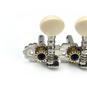 Clavijas de Afinación para Guitarra de 10 <span class=keywords><strong>Cuerdas</strong></span>, Cromadas, 5R+5L, con Doble Orificio - Product Image 2