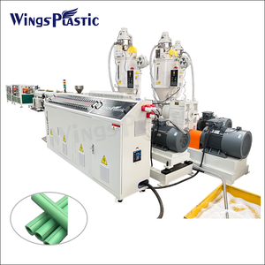 Plastique PE/PP/PPR/HDPE/LDPE eau et Conduit électrique tuyau/Tube (extrudeuse, transport, enroulement de coupe, belling) prix des machines - Product Image 2